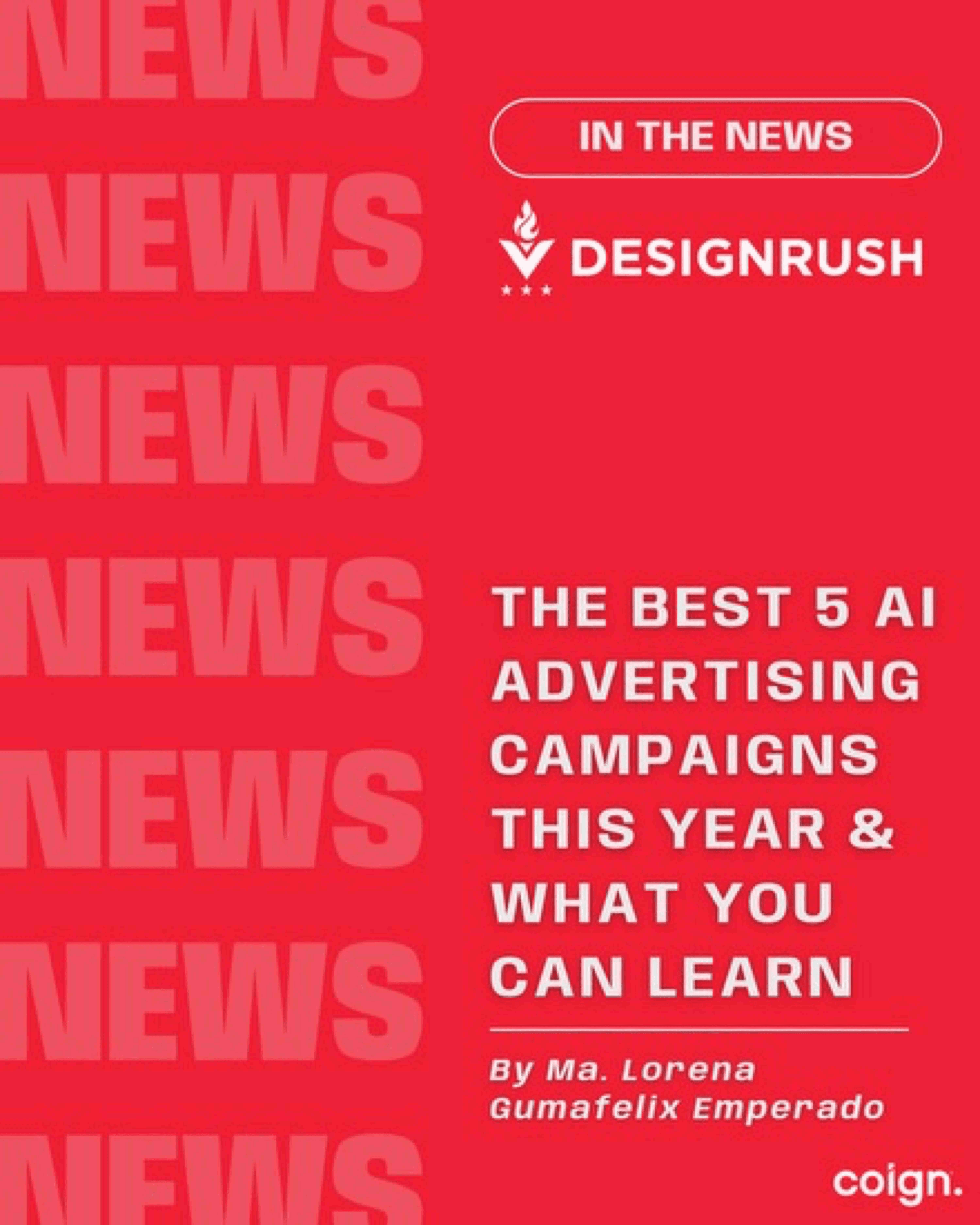 Coign Launches AI Generated TV Ad