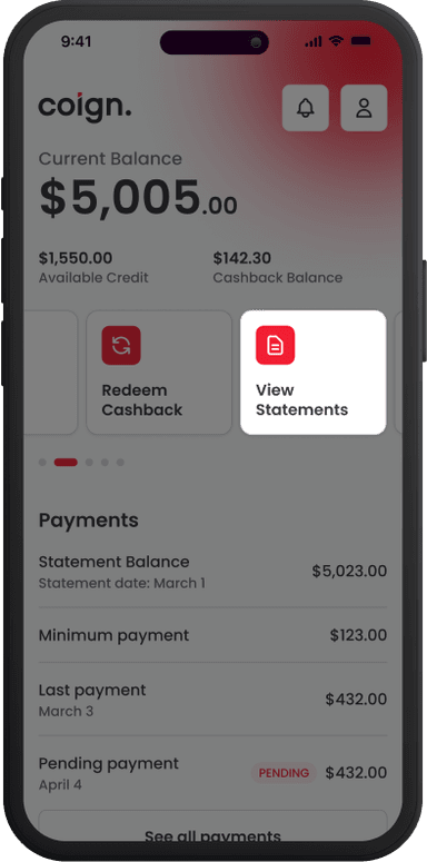 online statements mobile 2