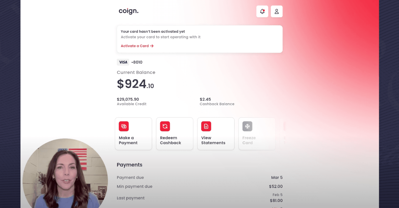 TOUR OF UPDATED COIGN APP